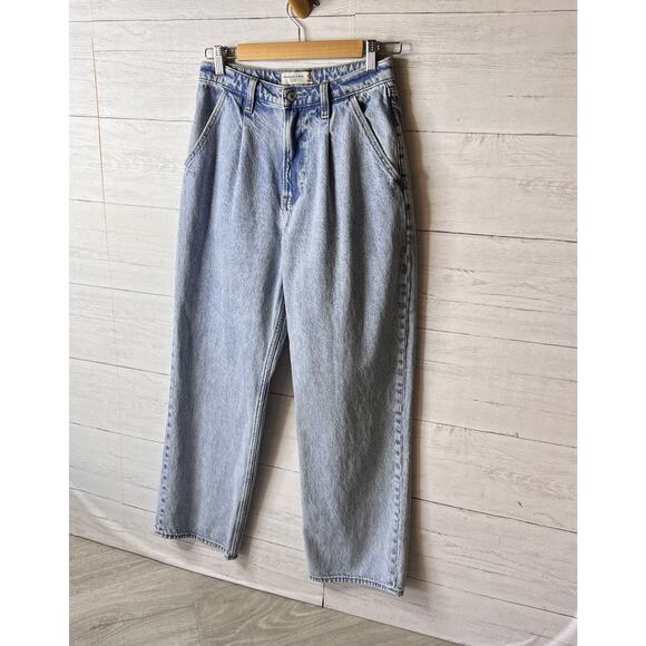 Abercrombie & Fitch Jeans Womens Size 27/4 The Loose High Rise Curve Love - Picture 4 of 16